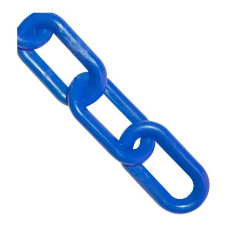 Mr. Chain Plastic Chain, 3/4in Link, 25'L, HDPE, Blue